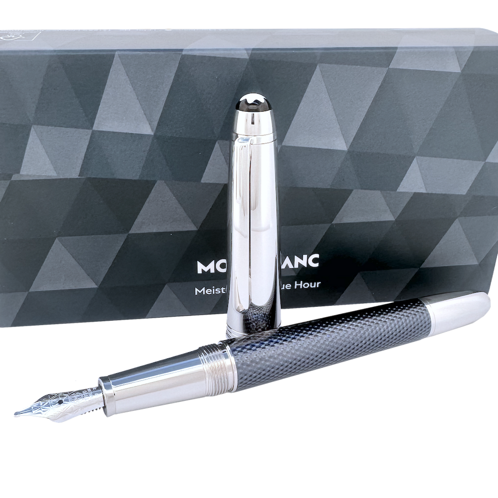 Montblanc Meisterstuck Solitaire Blue Hour Doue Classique Fountain Pen penfabrik