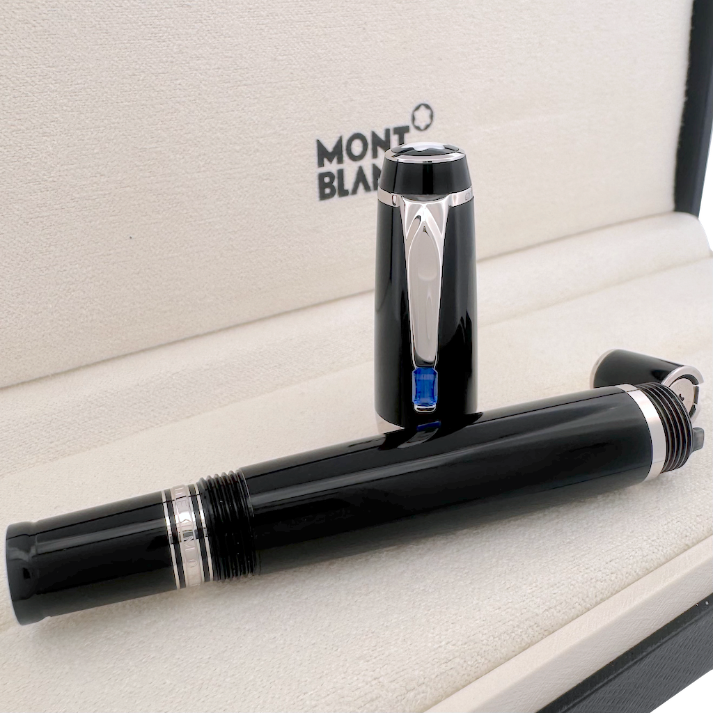 Montblanc Boheme Bleu Platinum Line Füllfederhalter - SALE - penfabrik