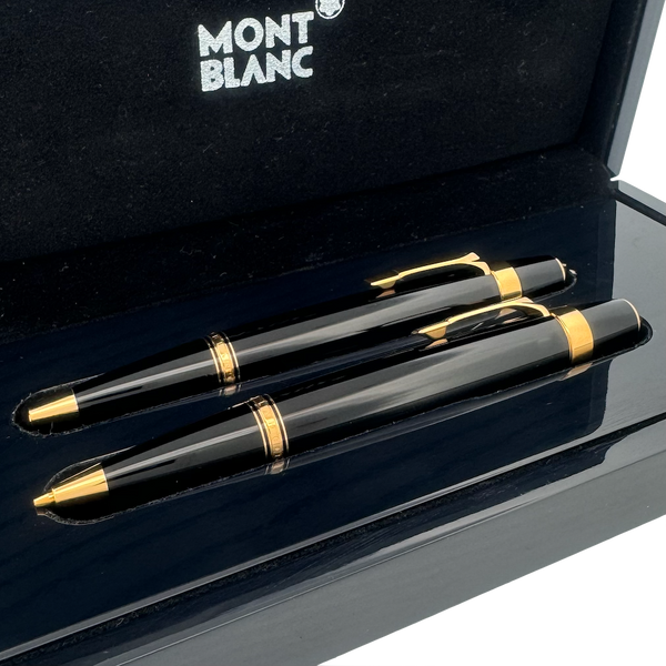 Montblanc Boheme Ballpoint Pen + Mechanical Pencil + leather case SET - SALE