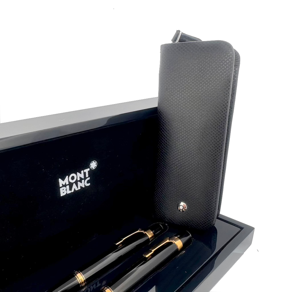 Montblanc Boheme Kugelschreiber mit Bleistift und Lederetui SET - SALE