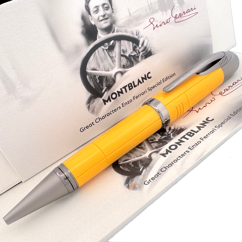 Montblanc Great Characters Special Edition Enzo Ferrari Giallo Modena Ballpoint Pen