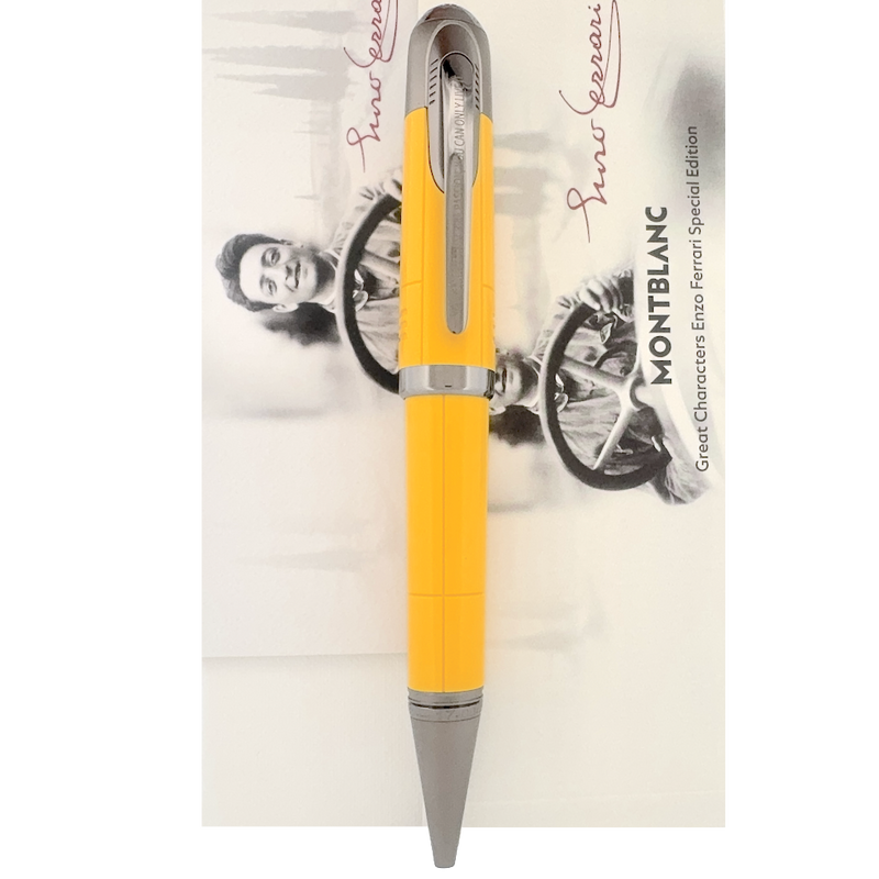 Montblanc Great Characters Special Edition Enzo Ferrari Giallo Modena Ballpoint Pen