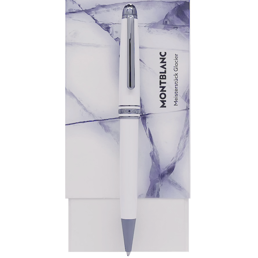 Montblanc Meisterstück Glacier White Classique Kugelschreiber