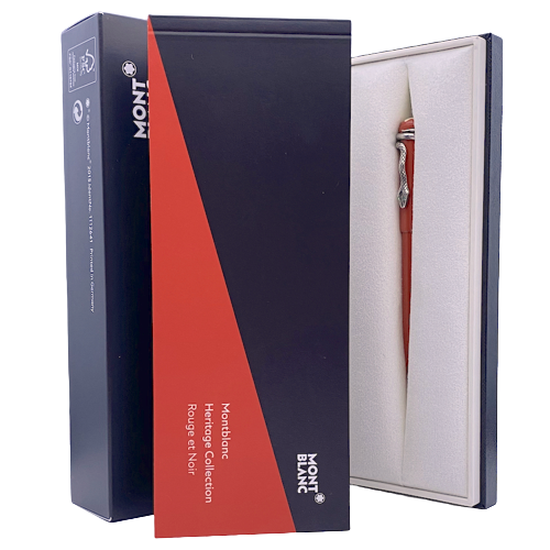 Montblanc Heritage Rouge et Noir Coral Collection Special Edition Ballpoint Pen - SALE