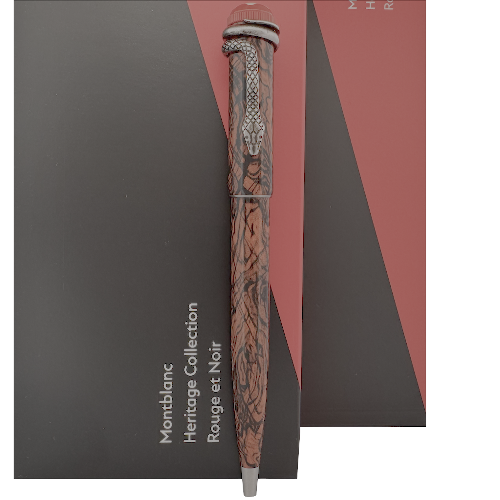 Montblanc Heritage Rouge & Noir Serpent Marble Special Edition Kugelschreiber