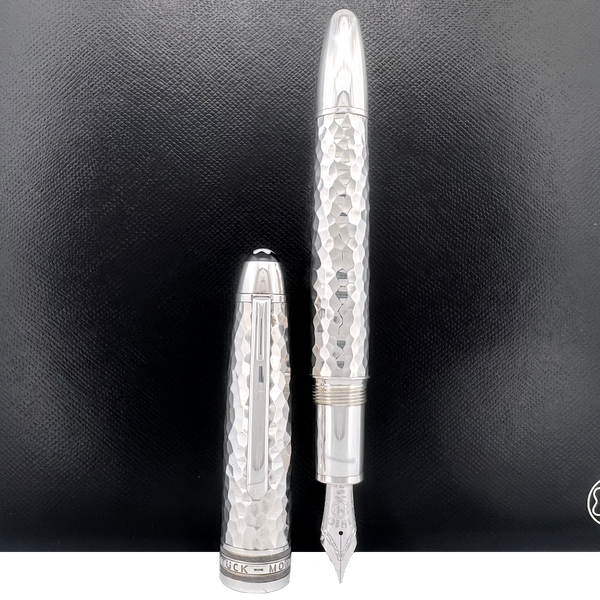 Montblanc Meisterstück Solitaire Martele LeGrand Sterlingsilver Fountain Pen