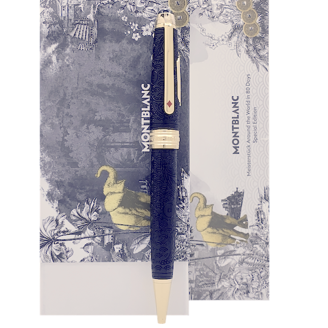 Montblanc Meisterstück Solitaire In 80 Tagen um die Welt Kugelschreiber