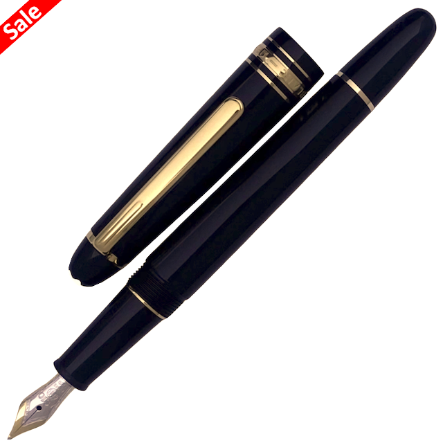 Montblanc Meisterstück Gold-Coated Classique Füllfederhalter mit Lederetui - SALE - penfabrik