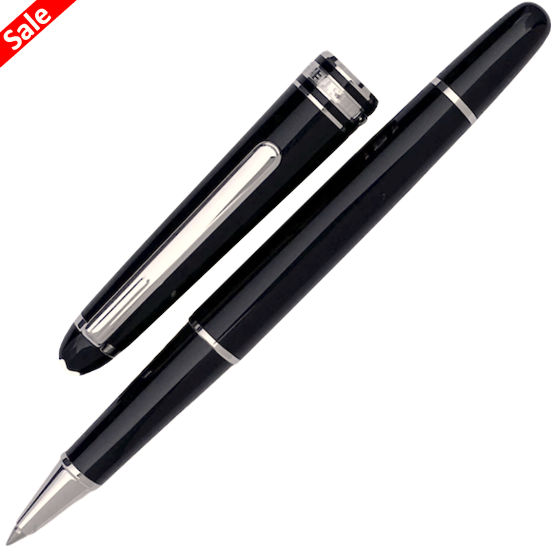 Montblanc Meisterstück Platinum-Coated Classique Rollerball Pen - with leather case - SALE