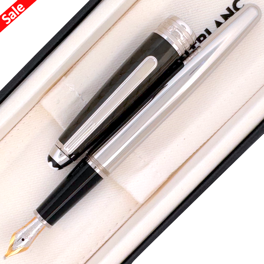 Montblanc Meisterstück Solitaire Classique Carbon Steel Füllfederhalter - SALE