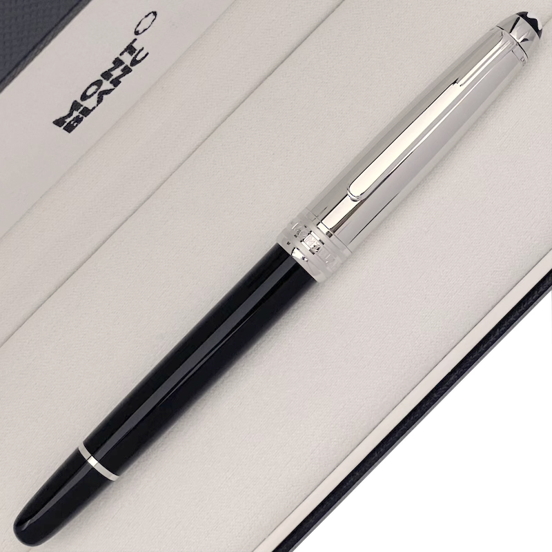 Montblanc Meisterstück Solitaire Classique Stainless Steel Doue Rollerball