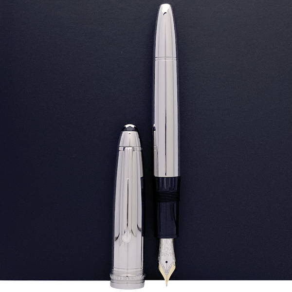 Montblanc Meisterstück Solitaire LeGrand Stainless Steel Fountain Pen