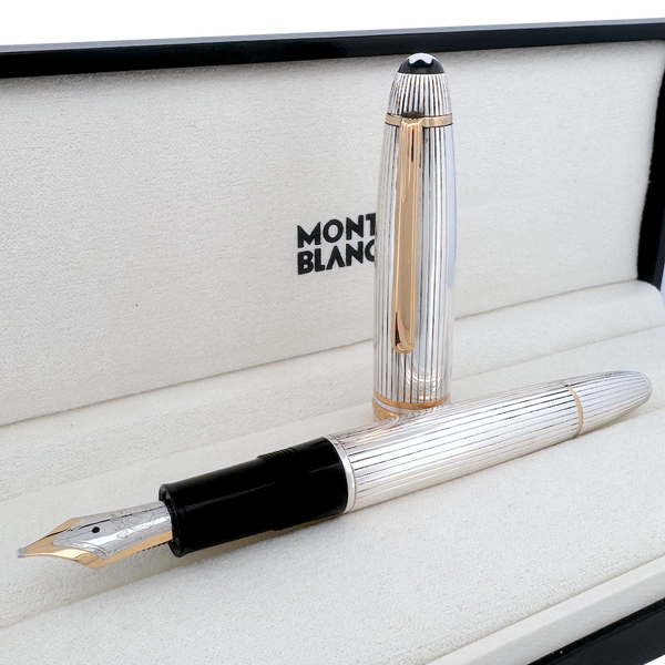 Montblanc Meisterstück Solitaire 925er Sterlingsilver LeGrand Fountain Pen Traveller