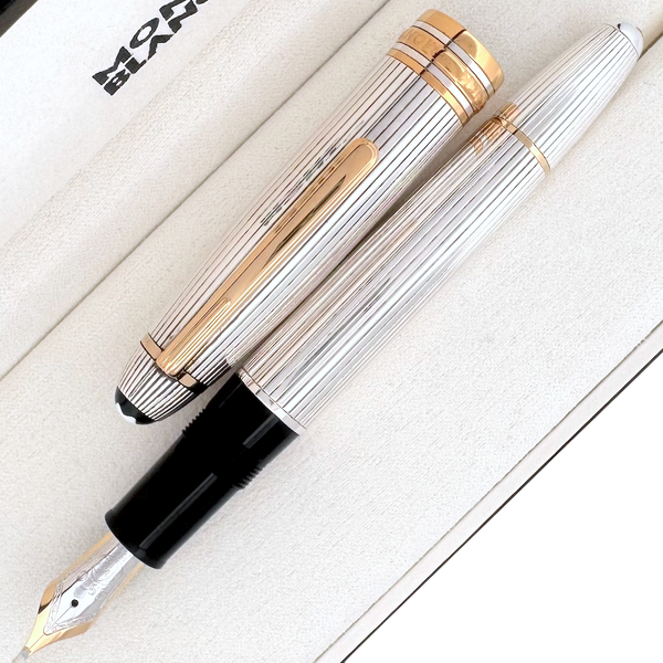 Montblanc Meisterstück Solitaire 925er Sterlingsilver LeGrand Fountain Pen Traveller