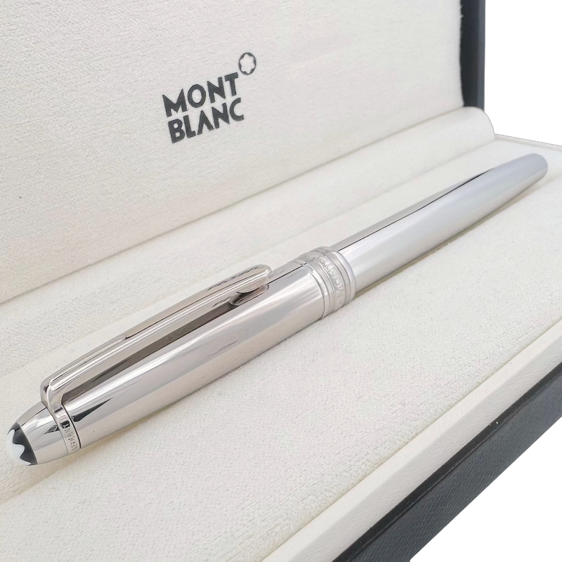 Montblanc Meisterstück Solitaire Classique Stainless Steel Füllfederhalter - SALE