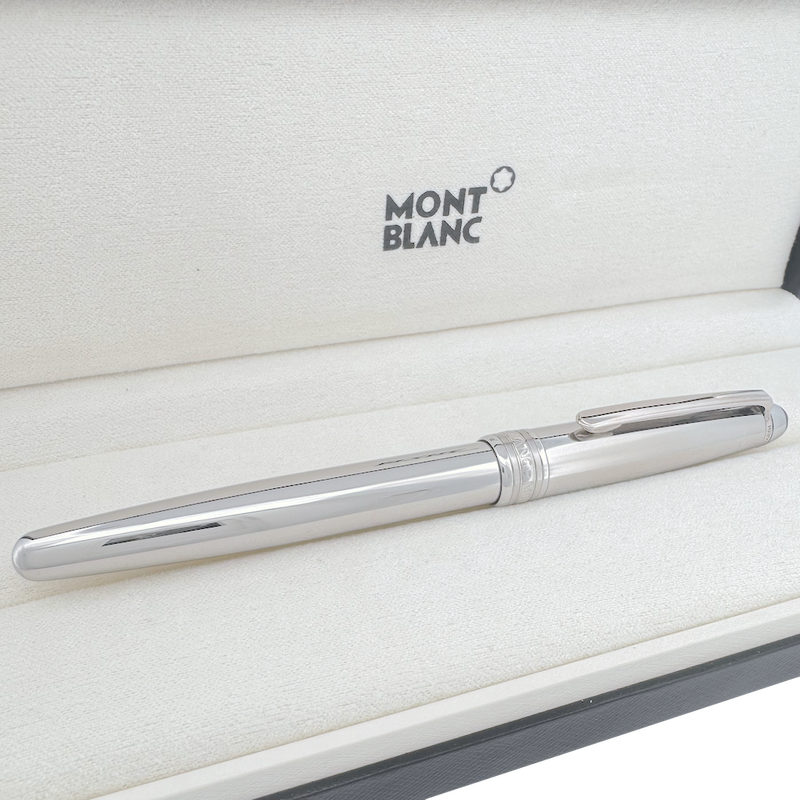 Montblanc Meisterstück Solitaire Classique Stainless Steel Füllfederhalter - SALE