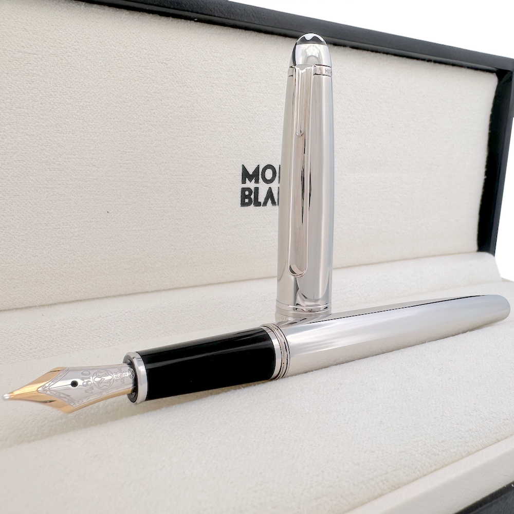 Montblanc Meisterstuck Solitaire Stainless Steel Fountain Pen penfabrik