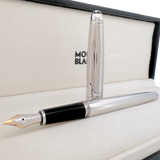 Montblanc Meisterstück Solitaire Classique Stainless Steel Fountain Pen - SALE