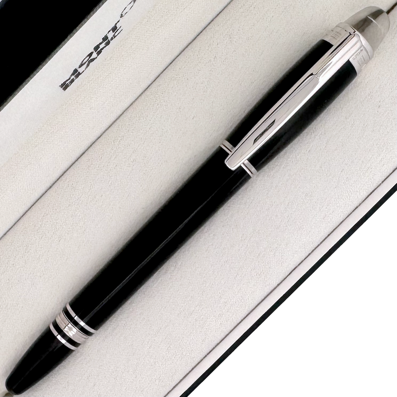 Montblanc StarWalker Platinum Plated Resin Fountain Pen