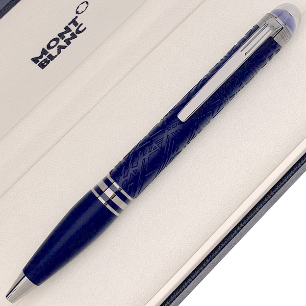 Montblanc StarWalker Space Blue Resin Kugelschreiber – penfabrik
