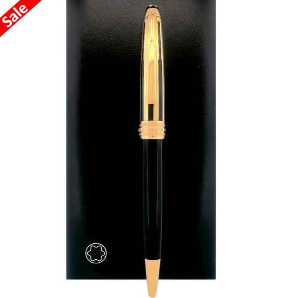 Montblanc Meisterstück Solitaire Gold & Black Classique Ballpoint Pen - SALE