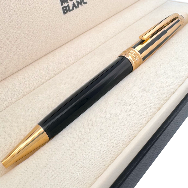 Montblanc Meisterstück Solitaire Gold & Black Doue Classique Kugelschreiber - SALE