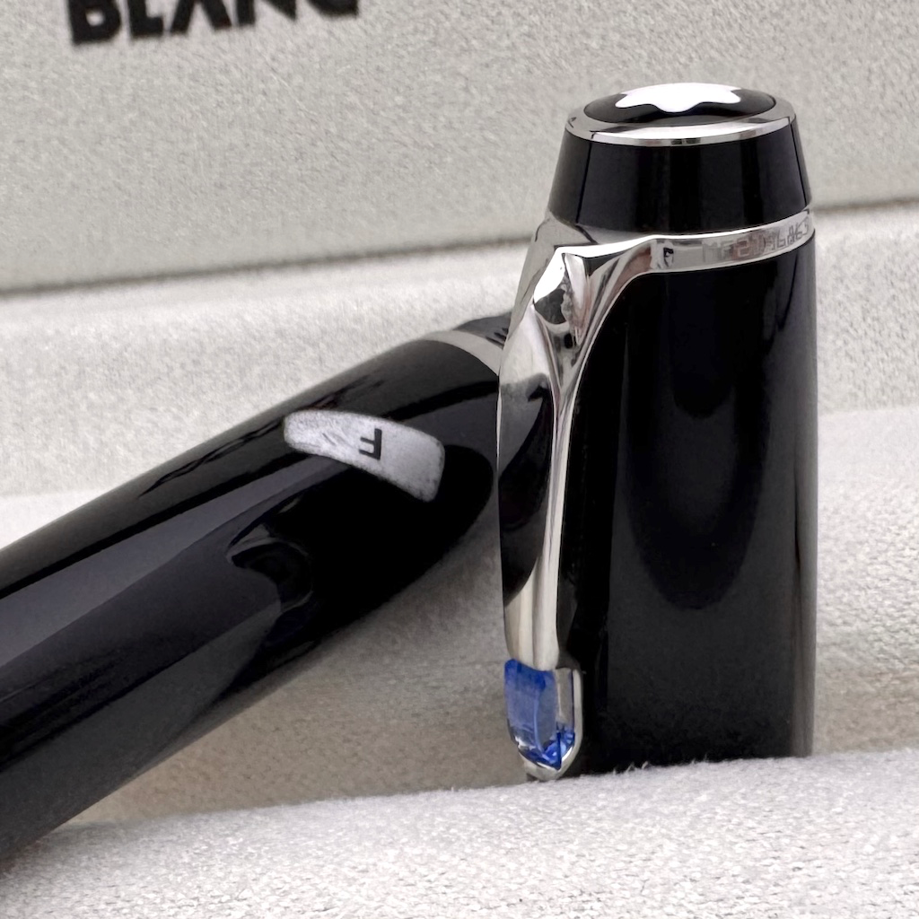 Montblanc Boheme Bleu Platinum Line Füllfederhalter - SALE - penfabrik