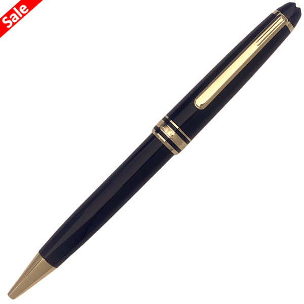 Montblanc Meisterstück Gold-Coated Classique Kugelschreiber - mit Lederetui - SALE