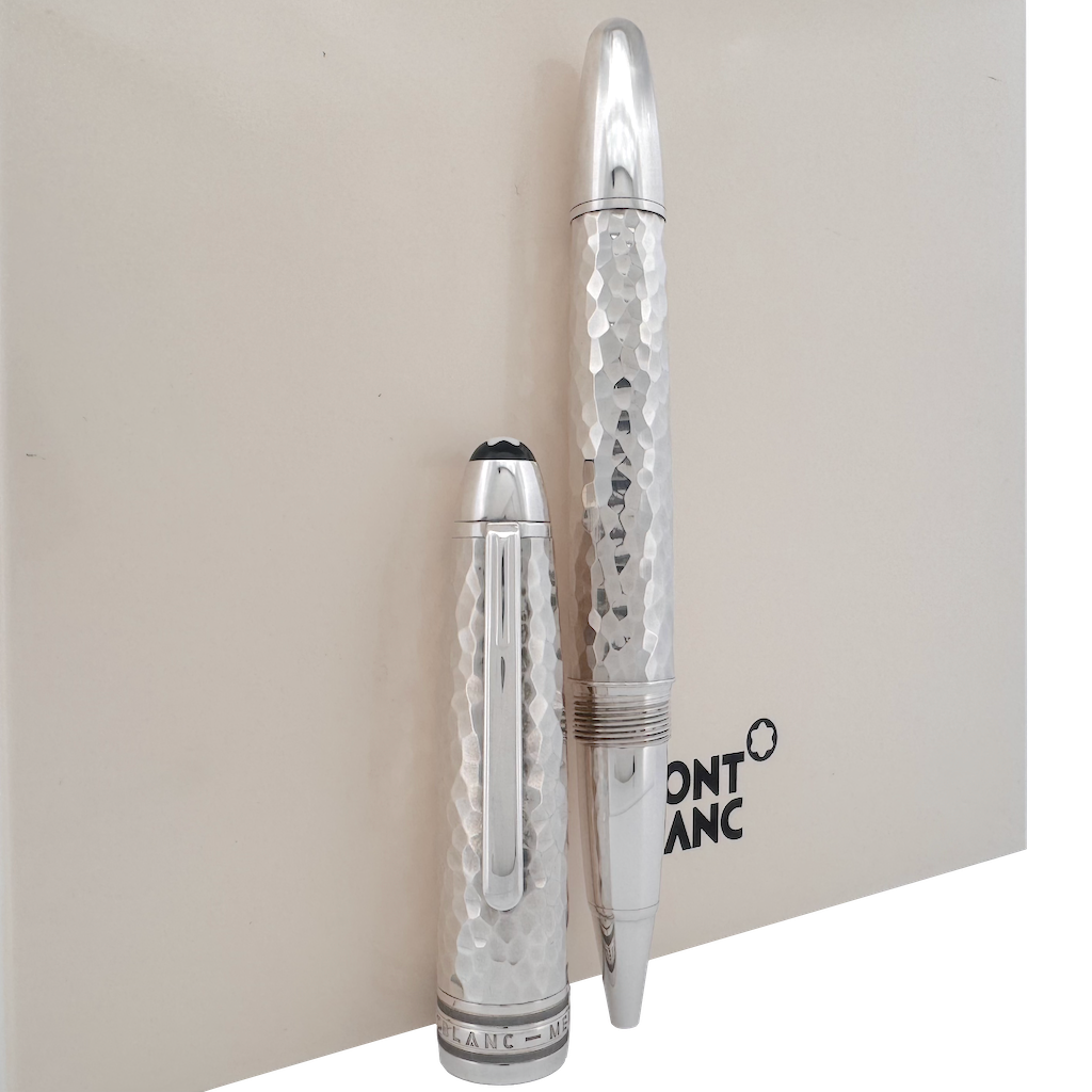 Montblanc Meisterstück Solitaire Martele LeGrand Rollerball Silber