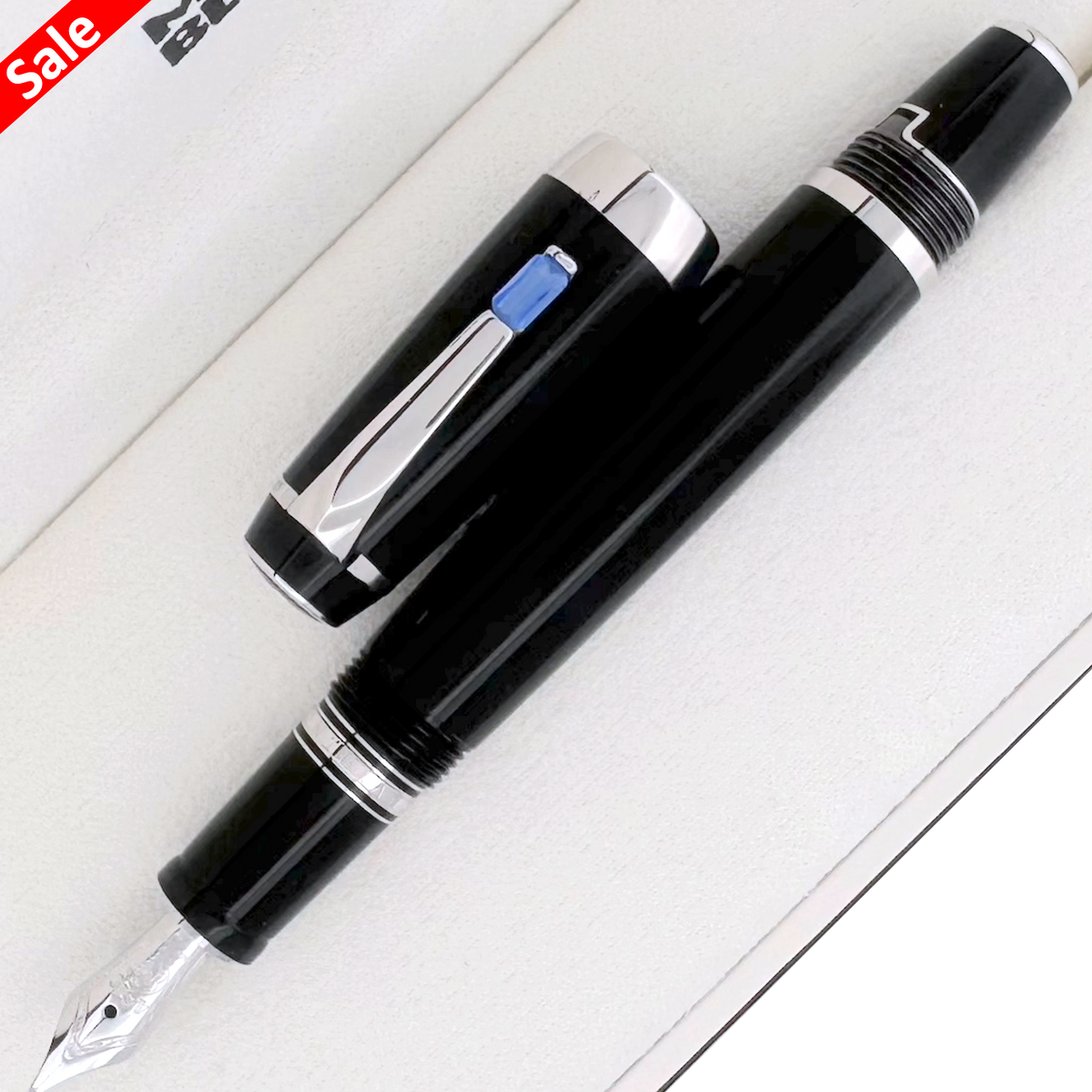 Montblanc Boheme Bleu Platinum Line Fountain Pen - SALE