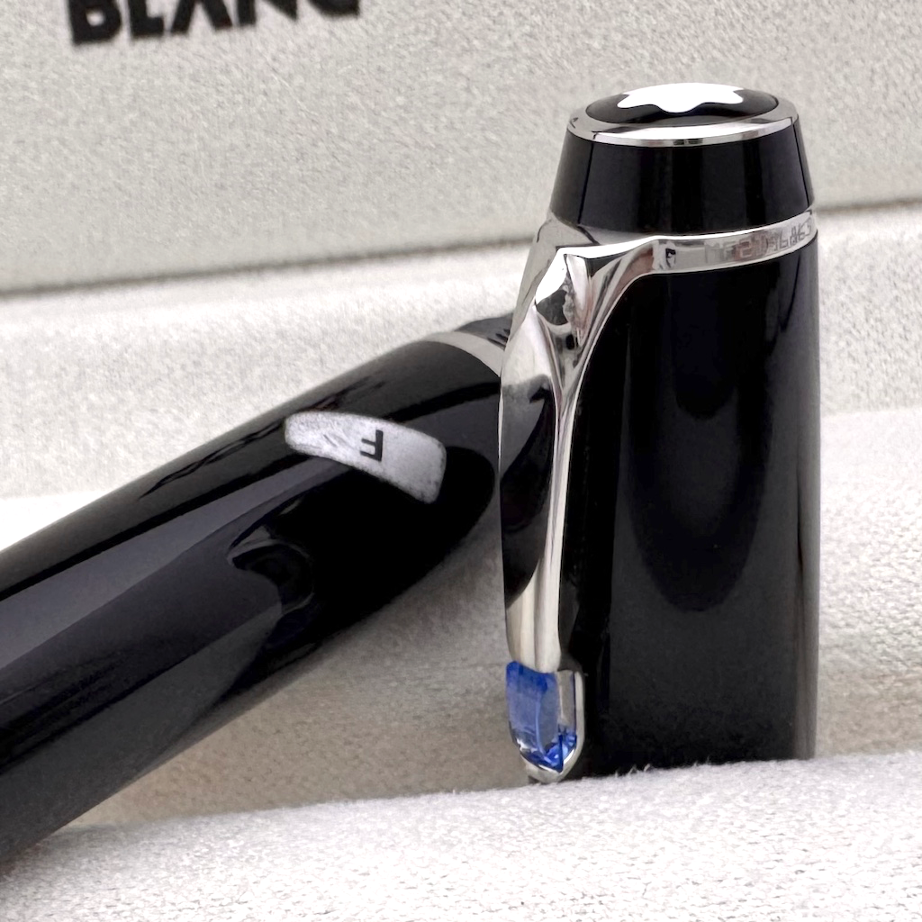 Montblanc Boheme Bleu Platinum Line Fountain Pen - SALE