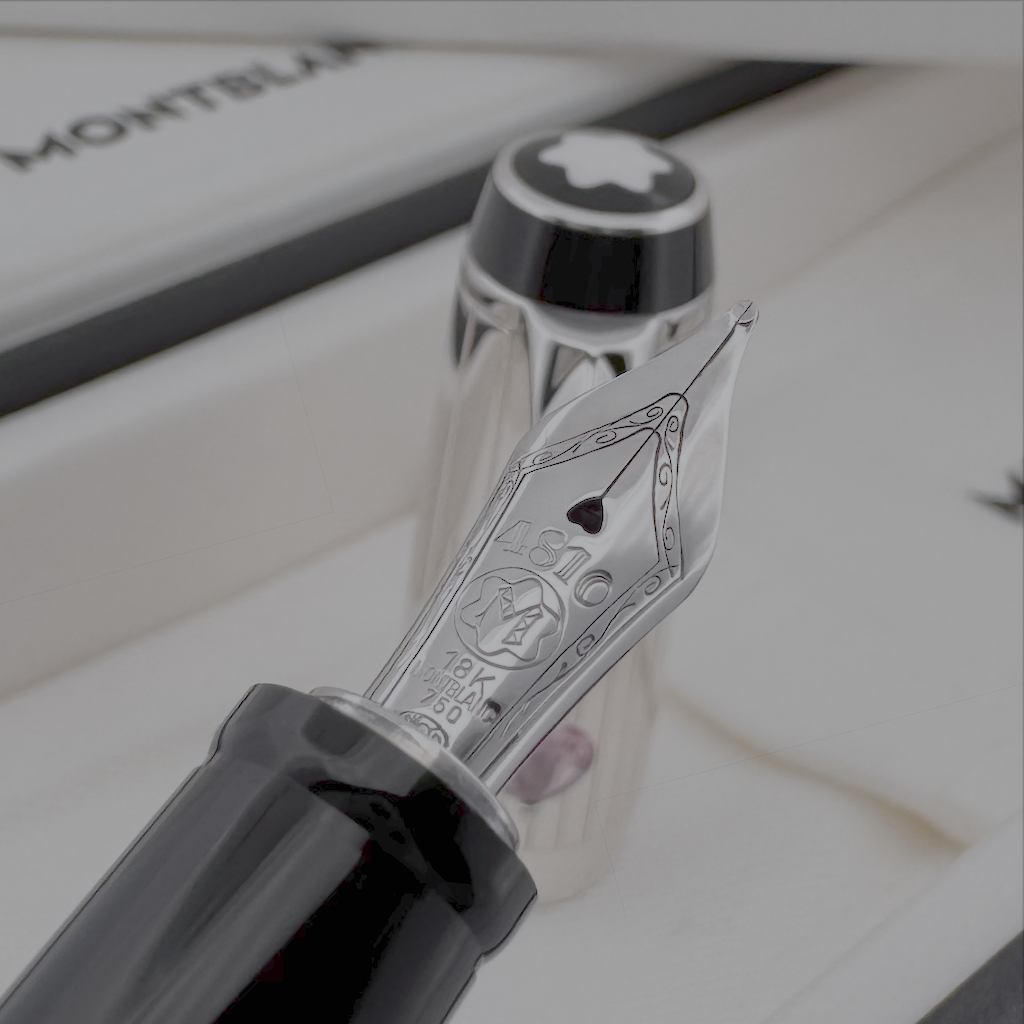 Montblanc Boheme Je Taime 925 Sterling Silber Füllfederhalter - SALE