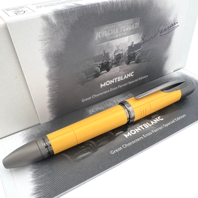 Montblanc Great Characters Special Edition Enzo Ferrari Giallo Modena Fountain Pen