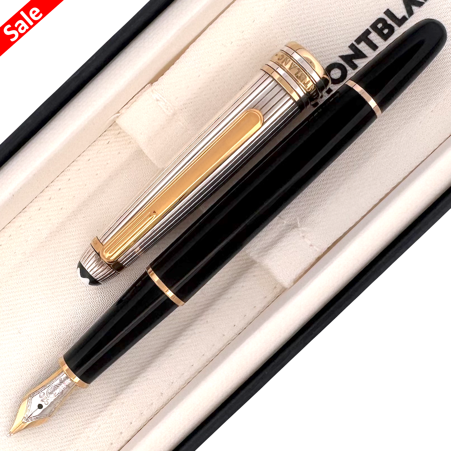 Montblanc Meisterstück Solitaire 925er Silber Classique 1448 Fountain Pen - SALE