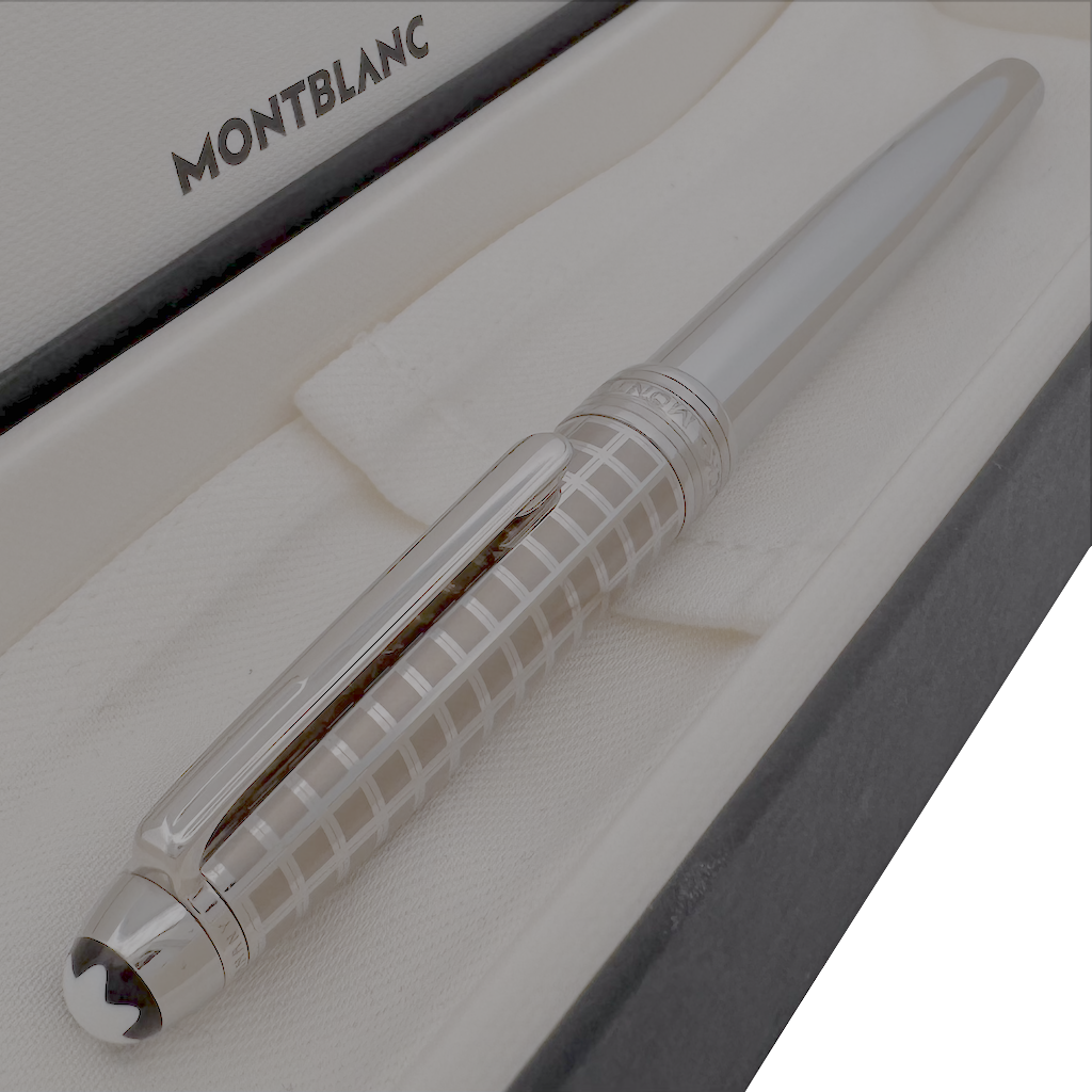 Montblanc Meisterstück Solitaire Classique Stainless Steel II Füllfederhalter - SALE - penfabrik