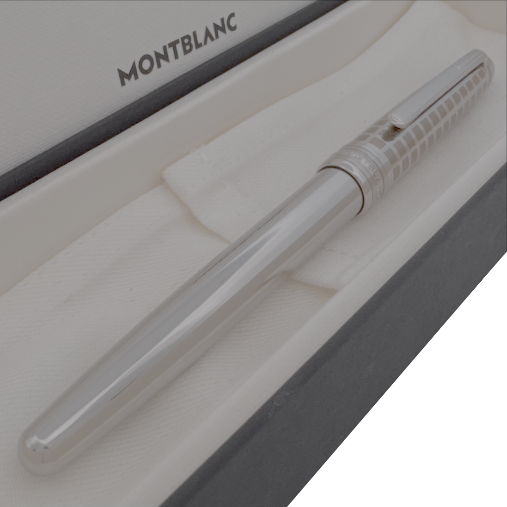Montblanc Meisterstück Solitaire Classique Stainless Steel II Füllfederhalter - SALE - penfabrik