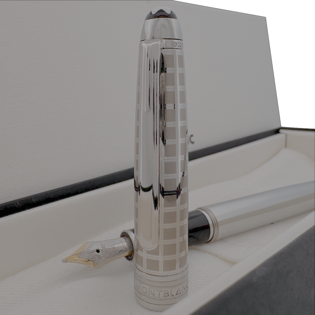 Montblanc Meisterstück Solitaire Classique Stainless Steel II Füllfederhalter - SALE - penfabrik