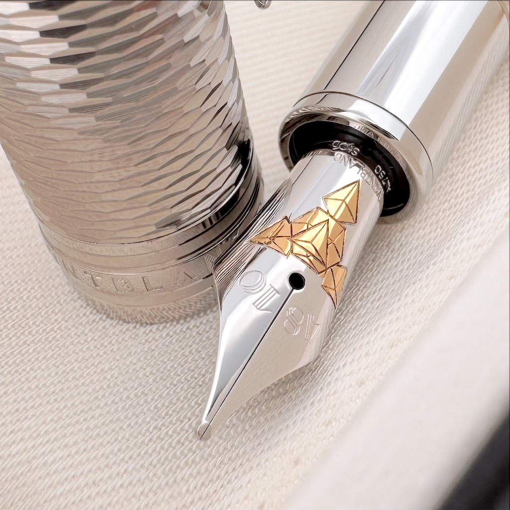 Montblanc Meisterstück Solitaire Geometry LeGrand Füllfederhalter - penfabrik