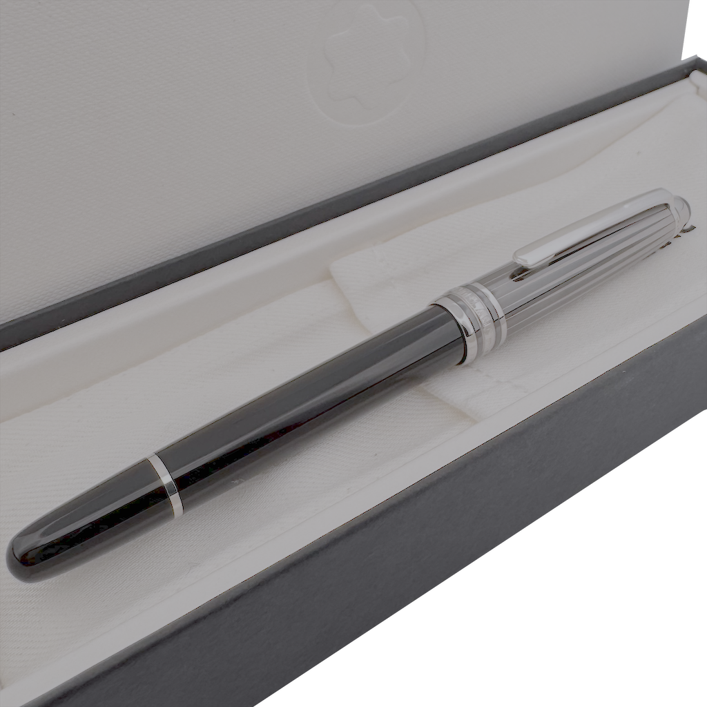 Montblanc Meisterstück Solitaire Classique Black & White Doue Fountain Pen - SALE