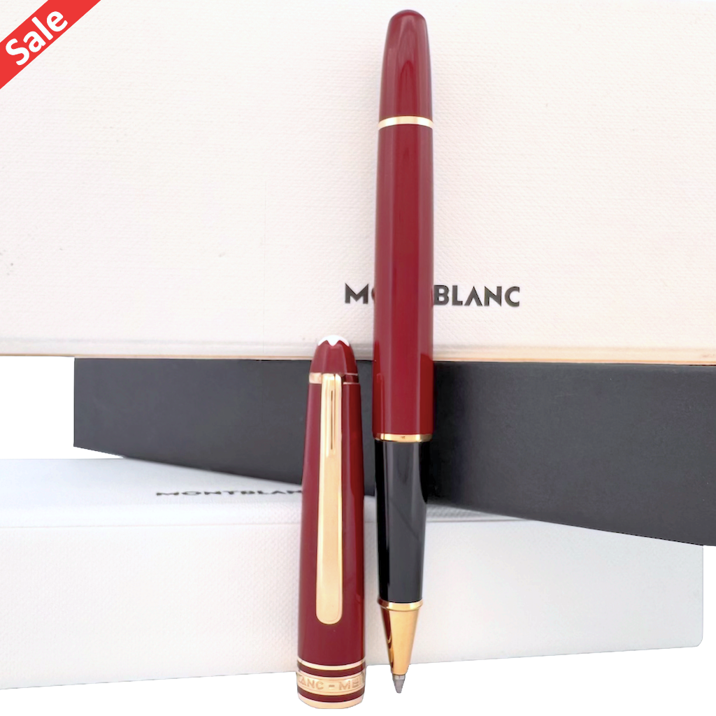 Montblanc Meisterstück Burgundy Red Classique Rollerball - SALE