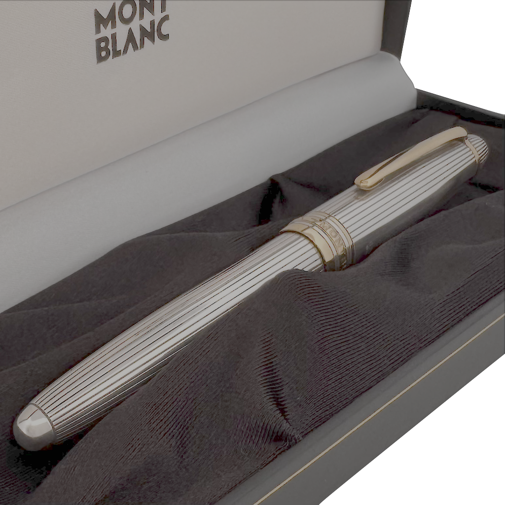 Montblanc Meisterstück Solitaire 925er Silber LeGrand 1628 Rollerball