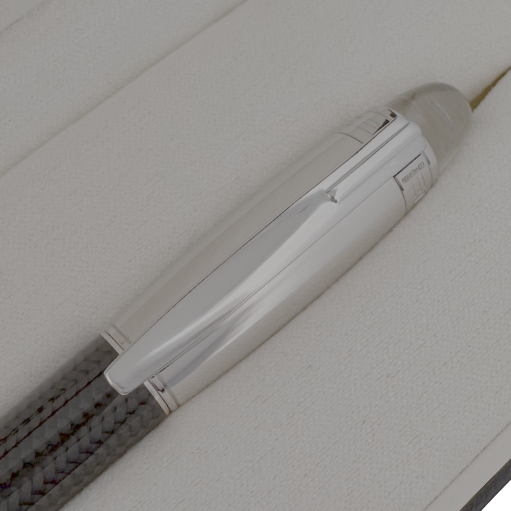 Montblanc StarWalker Carbon Steel Doue Fineliner/Rollerball