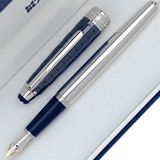 Montblanc Meisterstück Solitaire Classique Black Prisma Fountain Pen