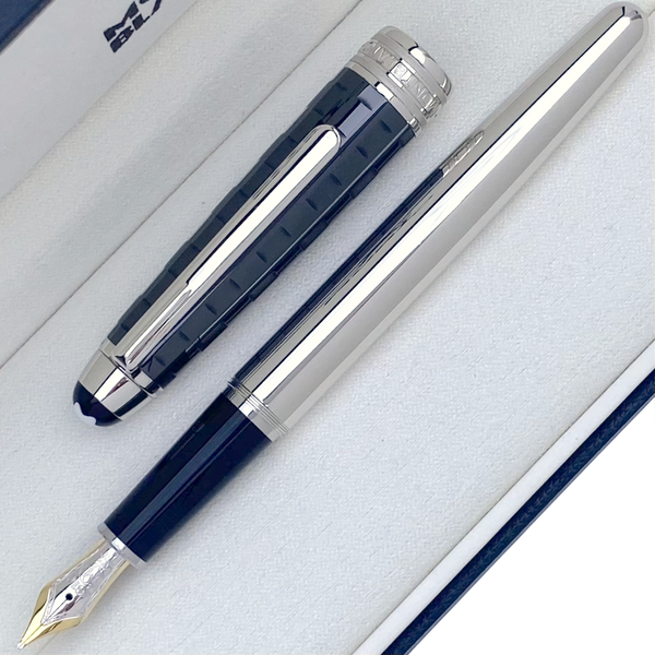 Montblanc Meisterstück Solitaire Classique Black Prisma Fountain Pen