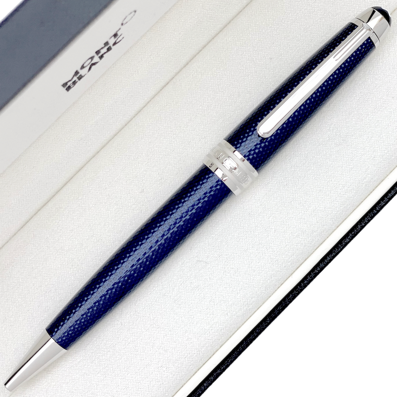 Montblanc meisterstuck solitaire blue hour midsize ballpoint pen hotsell