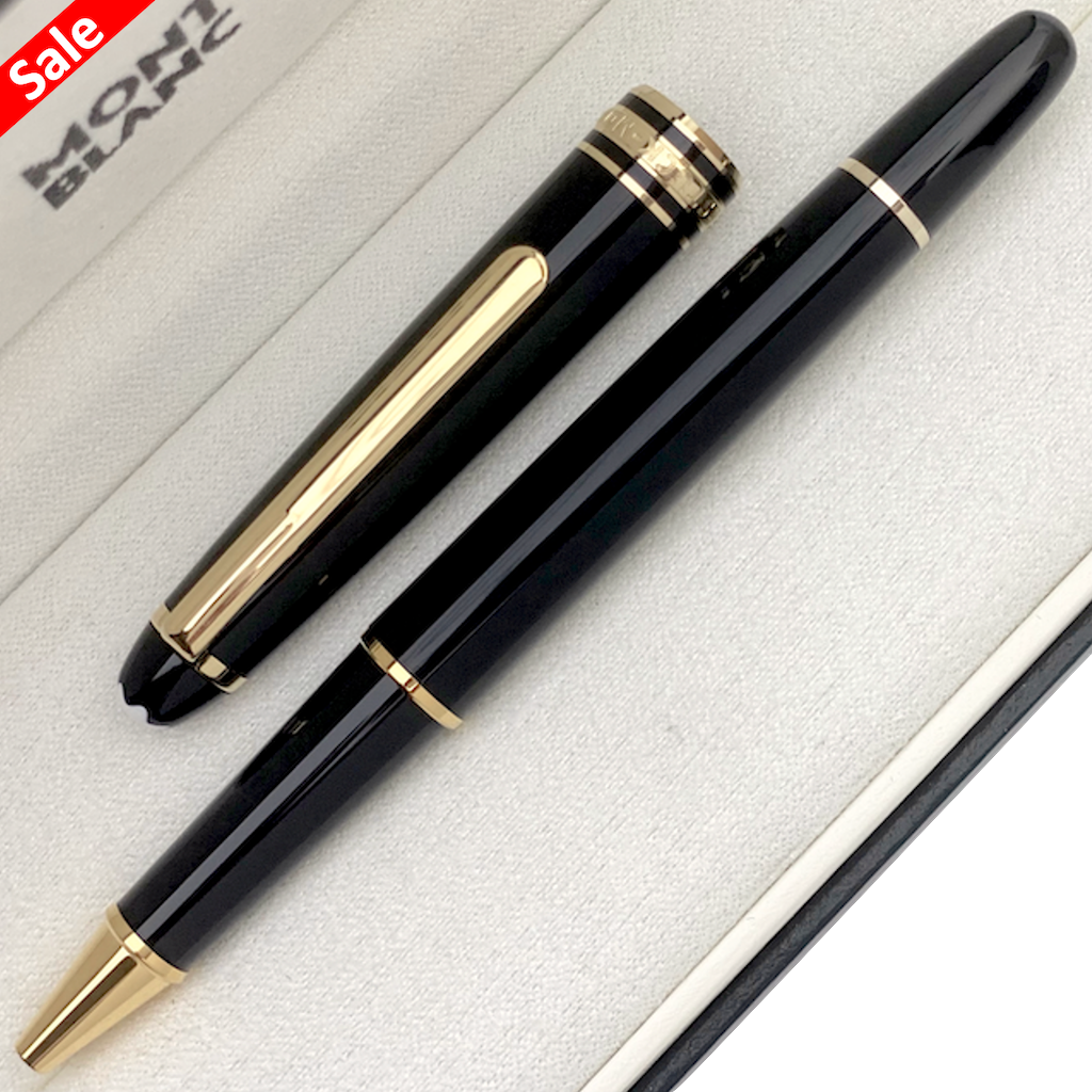 Montblanc Meisterstück Gold-Coated Classique Rollerball Pen - SALE