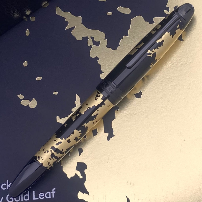 Montblanc Meisterstück Solitaire Gold Leaf Calligraphy Rollerball