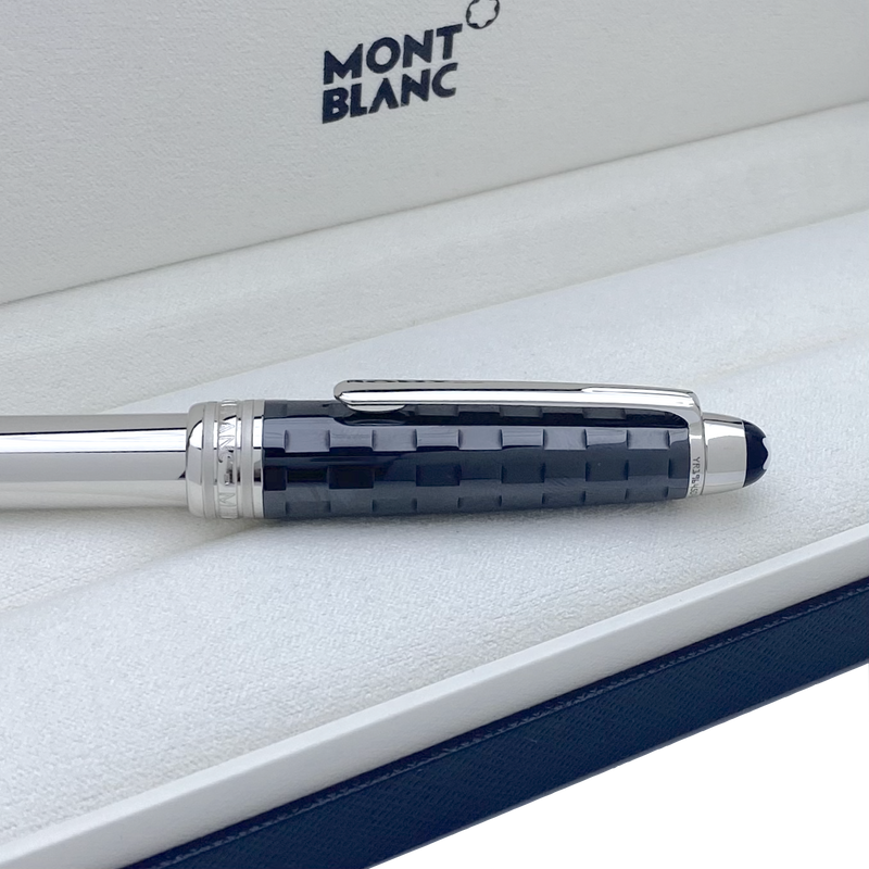 Montblanc Meisterstück Solitaire Classique Black Prisma Füllfederhalter - penfabrik