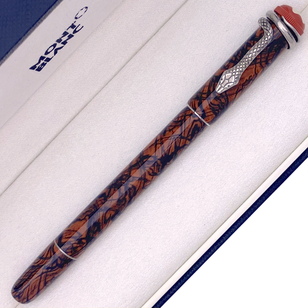 Montblanc Heritage Rouge & Noir Serpent Marble Special Edition Rollerball