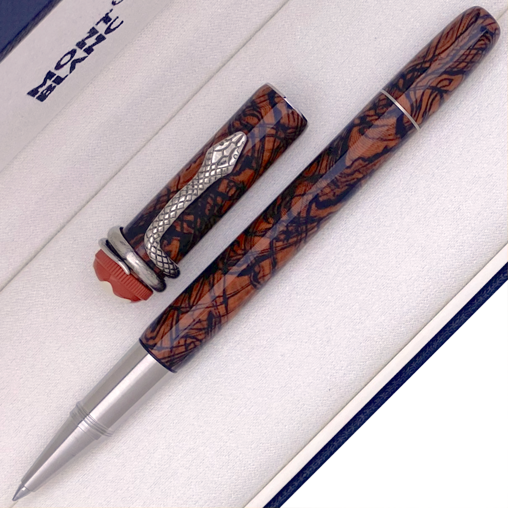 Montblanc Heritage Rouge & Noir Serpent Marble Special Edition Rollerball